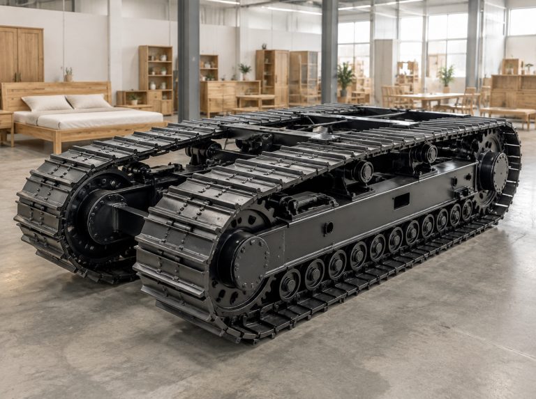 双辽1至200吨重载钢制履带底盘